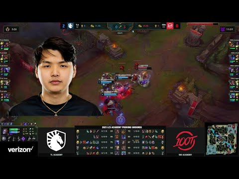 100T ry0ma Clutch Three Man Shockwave - 100A vs TLA - LCS Academy Proving Grounds!