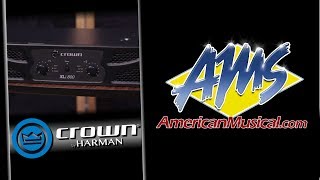 Video thumbnail for Crown XLi800 Overview - Crown XLI800 Power Amplifier by American Musical Supply
