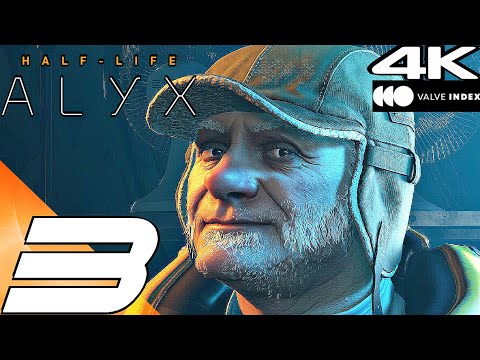 HALF-LIFE ALYX - Gameplay Walkthrough Part 3 - Superweapon (4K 60FPS) Valve Index
