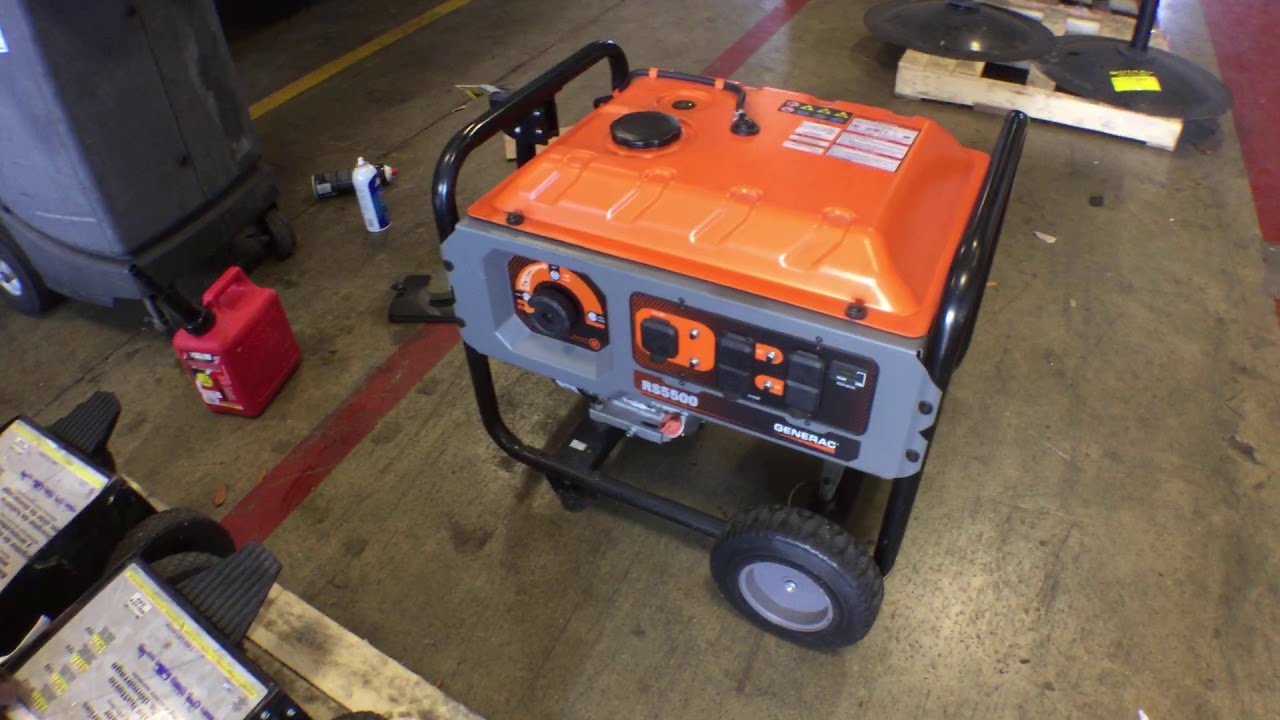 General RS5500 Portable Generator lot#206
