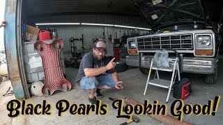 1981 Dodge D150 Accell Coil, Plugs, MSD Wires, U-joints, and Grille
