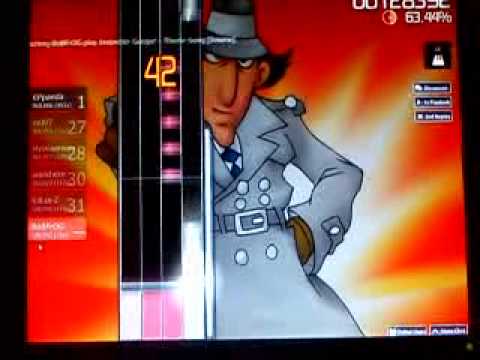 Lets Play OSU Part 2 Inspector Gadget Theme on Insane