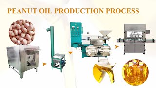 Automatic peanut groundnut oil production line with high extraction rate for small & medium outputs