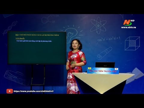 Môn Toán - Lớp 9: Truyền hình | Dạy học trên Truyền hình