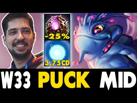 w33 Bullying Enemies at Fountain | Puck MID |