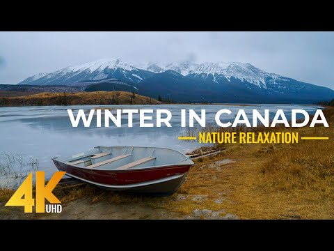 Winter Beauty of Canadian National Parks - 4K Scenic Nature Film about Beautiful Winter Landscapes