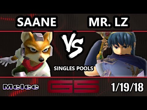 GENESIS 5 SSBM - Mr. LZ (Marth) VS Sanne (Fox) - Smash Melee Singles