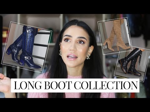 Coleção de sapatos de grife pt.2 | Botas longas | Tamara Kalinic