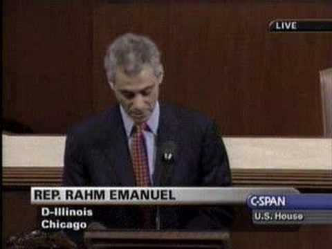 Rep. Emanuel on Ann Coulter