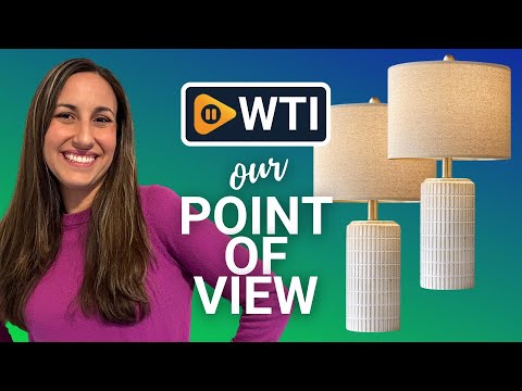 PoKat 23"" Modern Ceramic Table Lamp Set of 2 for Living Room White Desk Lamps for Bedroom Farmhouse Bedside Nightstand Bedside Lamp End Table Lamps Beige Beige and White - 23'' Ceramic Lamp - WTI product video review