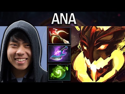 Shadow fiend Dota 2 Gameplay Ana with Weird Carry Build