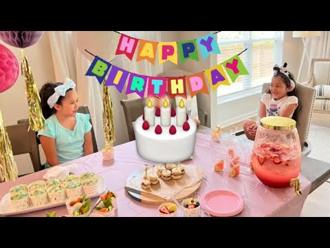 Sofia's Spa Birthday Party!