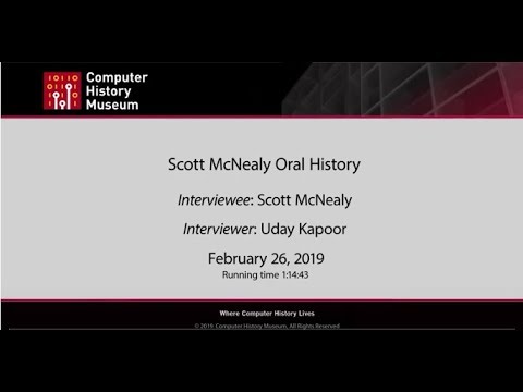 Oral History of Scott McNealy - YouTube