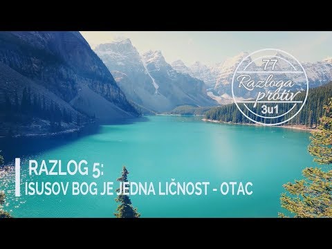 5. ISUSOV BOG JE JEDNA LIČNOST - OTAC