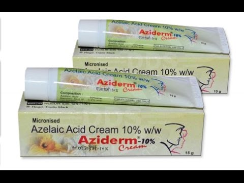 azelaic acid aziderm pigmentation