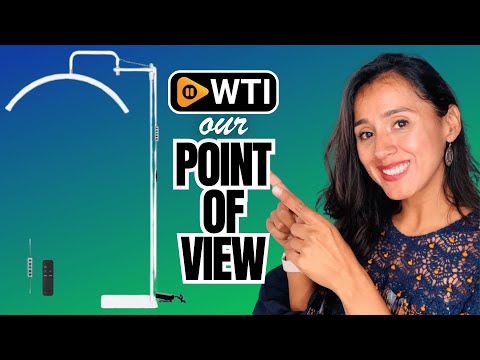 Half Moon Light - LED Floor Lamp for Lash and Eyelash Extensions - WTI product video review