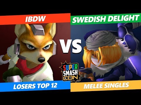 SSC 2019 SSBM - ACE | iBDW (Fox) Vs. OG | Swedish Delight (Sheik) Smash Melee Losers Top 12
