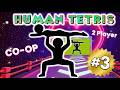 HUMAN TETRIS х 2 Player Co Op ‍ ️ 300 Kcal Immersive Interactive Warm Up 3