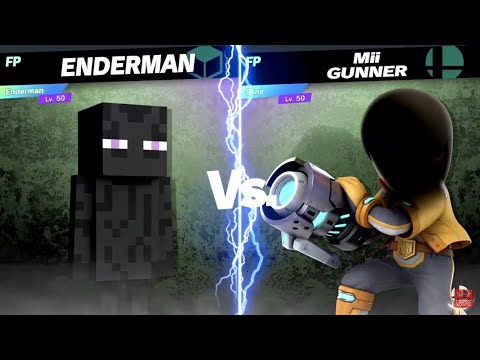 Super Smash Bros Ultimate Amiibo Fights  – Request #24942 Enderman vs Sans