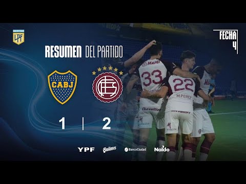 Copa Liga Profesional | Fecha 4 | resumen de Boca - Lanús