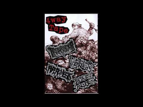 Pulmonary Fibrosis / BoneAche / Triturador / Hyperemesis ‎– 4 Way Tape (full split)
