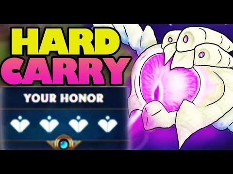 RANK 1 VEL'KOZ GETTING 4 HONORS WHILE DESTROYING ZOE - League of Legends