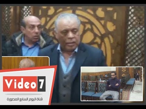 أشرف زكى و رشوان توفيق يقدم واجب العزاء فى رحيل محمد متولى