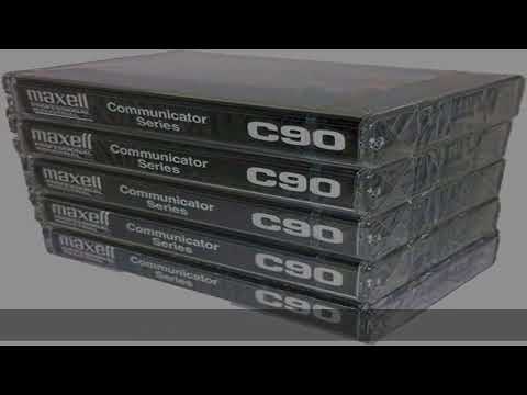 Maxell Professional Industrial Communicator Series C90 Audio Cassette Tapes - 5 Pack