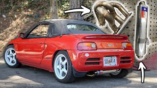 I Built The World's BEST SOUNDING EXHAUST For My Bike Powered Kei Car!