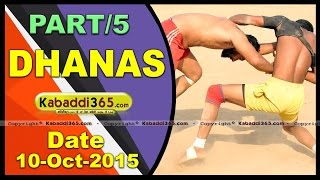 (1) Dhanas (Chandigarh) Kabaddi Tournament 10 Oct 2015
