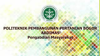 preview picture of video 'Program Pengabdian Masyarakat  POLBANGTAN Bogor'