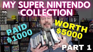 My Super Nintendo (SNES) Collection:  $5000 Worth of Games for $1000