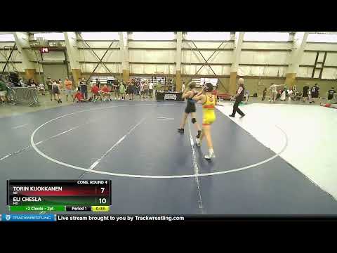 97 Lbs Cons. Round 4 - Torin Kuokkanen, WI Vs Eli Chesla, MD F8d5
