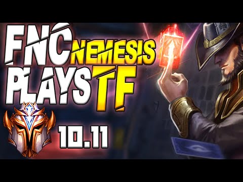 Fnatic Nemesis Plays Twisted Fate vs Orianna Mid Lane - 10.11