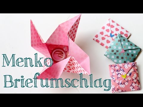 Menko Origami Briefumschlag falten