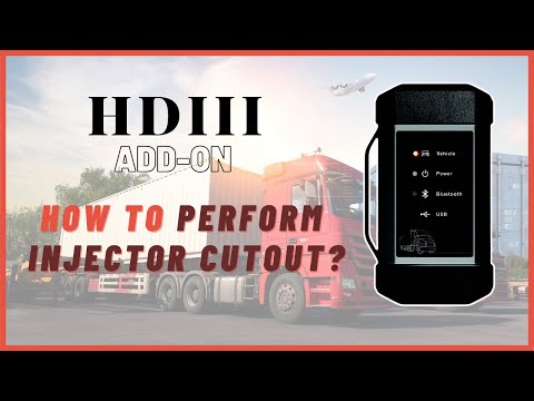【Launch HDIII Heavy Duty Module】How to Perform Injector Cutout? International/MAXXFORCE