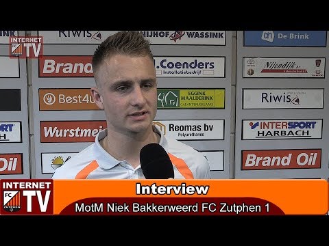Reactie MotM Niek Bakkerweerd na FC Zutphen-vv Hierden (1-1)
