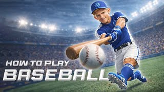 How to play BASEBALL (elementary rules & gameplay)