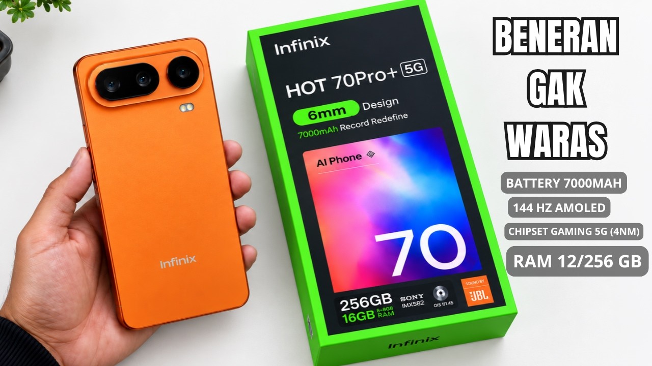 INFINIX MULAI GAK WARAS‼️INFINIX HOT 70 PRO+ 5G BAWA UPGRADE GILA, SERIES HOT MAKIN SERIUS