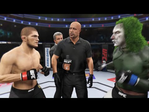 Khabib Nurmagomedov vs. Green Croc - EA Sports UFC 2 - Crazy UFC