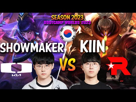 DK Showmaker vs KT Kiin - Showmaker LEBLANC vs Kiin JAX Top - Patch 13.20 KR Ranked