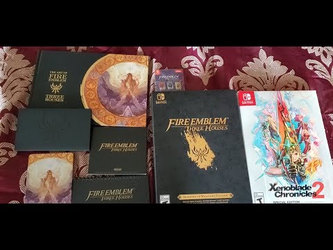 FIRE EMBLEM: THREE HOUSES SEASON OF WARFARE EDITION: Unboxing $100 Special Edition