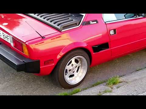 1985 Fiat X1/9 1 5 EFI drive away with custom exhaust