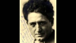 &quot;La Vendetta&quot; (Casadesus), Gaston Micheletti, Corsican tenor Odéon ca. 1933.