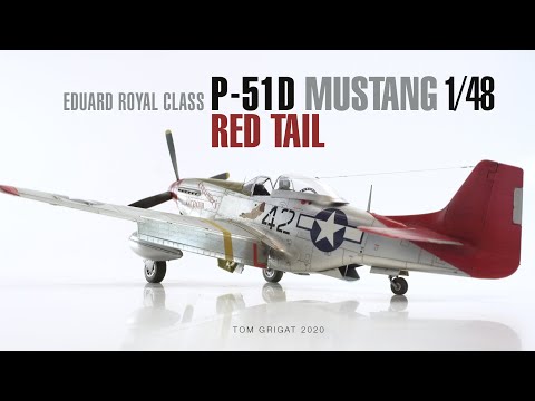 Red Tail Mustang - Eduard Royal Class P-51D animated