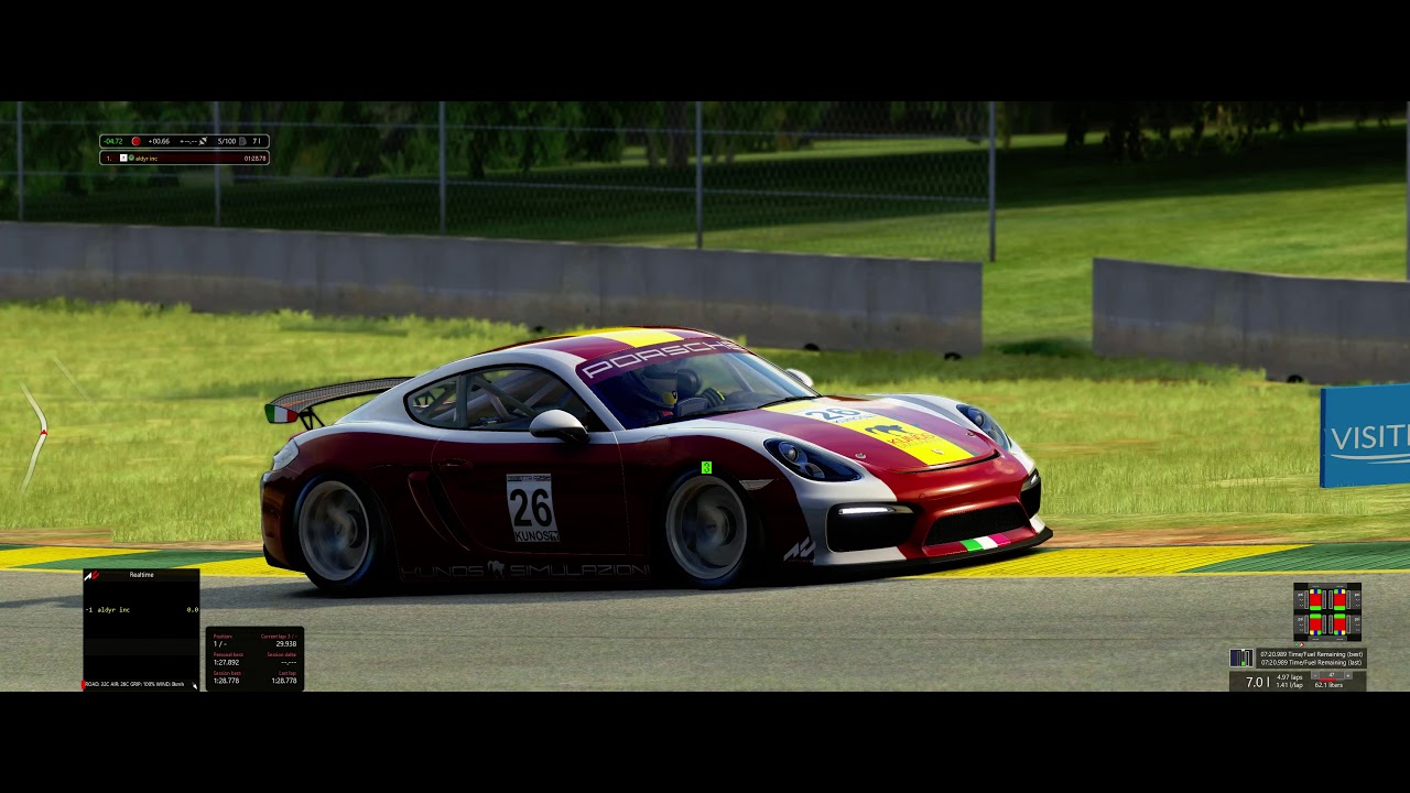 MEW Endurance Practice Porsche Cayman GT4 at Road Atlanta
