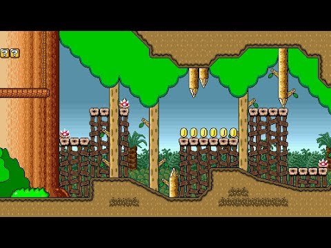 Super Mario Bros. X2 - Custom Level: Spiky Grounds