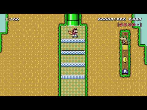 Cape Mountain (Cape Practice) by Booman - Super Mario Maker - No Commentary 1bn