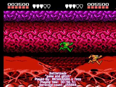 [TAS] [Obsoleted] NES Battletoads "game end glitch" by MESHUGGAH & feos in 00:56.51
