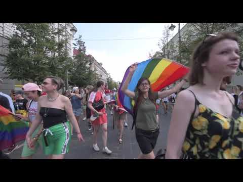 Baltic Pride 2019 Vilnius, Lithuania. Video